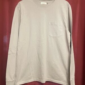 Goodfellow & Co Men's Light Beige Long Sleeve Tee